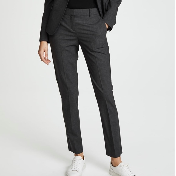 Theory Testra 2B Wool Trousers - Picture 1 of 14